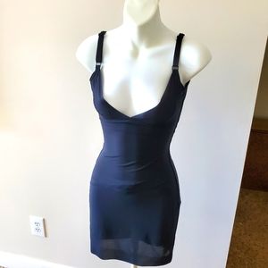 SPANX Assets Red Hot Label Shapewear Slip Dress Black